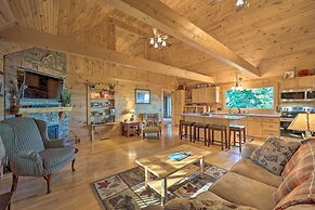 Deck & Mtn Views: Blue Ridge Cabin Near Hiking