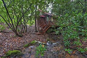 Serene Creekside Cottage Near Mount Pisgah!