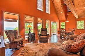 Spacious Log Cabin w/ Fire Pit & Game Room!