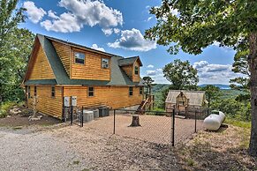 Spacious Log Cabin w/ Fire Pit & Game Room!