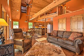 Spacious Log Cabin w/ Fire Pit & Game Room!
