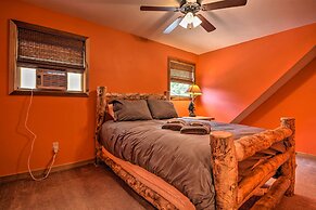 Spacious Log Cabin w/ Fire Pit & Game Room!