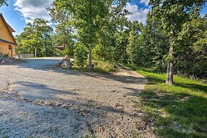 Spacious Log Cabin w/ Fire Pit & Game Room!