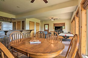 Spacious Log Cabin w/ Fire Pit & Game Room!