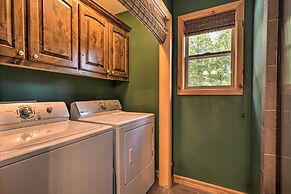 Spacious Log Cabin w/ Fire Pit & Game Room!