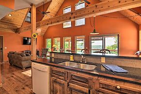 Spacious Log Cabin w/ Fire Pit & Game Room!