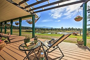 Family Home w/ Stunning River & Mountain View