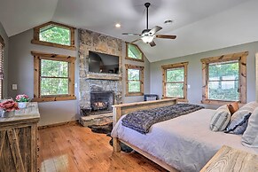 Deck & Hot Tub: Mtn-view Gatlinburg Cabin