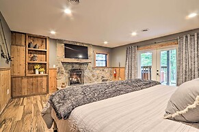 Deck & Hot Tub: Mtn-view Gatlinburg Cabin