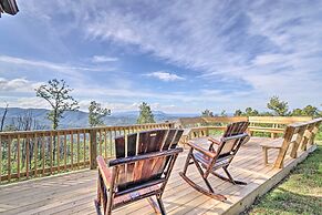 Deck & Hot Tub: Mtn-view Gatlinburg Cabin