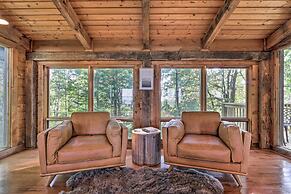 Deck & Hot Tub: Mtn-view Gatlinburg Cabin