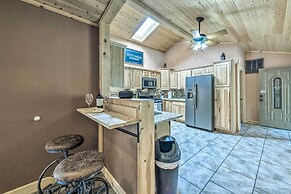 Sleepy Bear Cabin in Ruidoso: Deck & Yard Games!