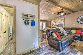 Sleepy Bear Cabin in Ruidoso: Deck & Yard Games!