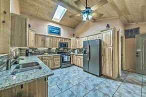 Sleepy Bear Cabin in Ruidoso: Deck & Yard Games!