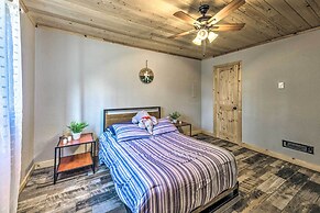 Sleepy Bear Cabin in Ruidoso: Deck & Yard Games!