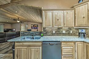 Sleepy Bear Cabin in Ruidoso: Deck & Yard Games!