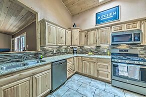 Sleepy Bear Cabin in Ruidoso: Deck & Yard Games!