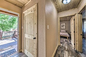 Sleepy Bear Cabin in Ruidoso: Deck & Yard Games!