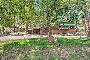 Sleepy Bear Cabin in Ruidoso: Deck & Yard Games!