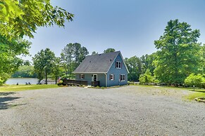 Waterfront, Deck: Peaceful Louisa Cottage Escape