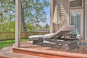 Deck & River Views: Family Home in Grants Pass
