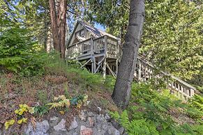 Half-mi to Shaver Lake: Cabin w/ Wraparound Deck