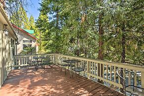 Half-mi to Shaver Lake: Cabin w/ Wraparound Deck