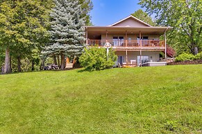 Private Lakefront Retreat w/ Hot Tub, Deck & Views