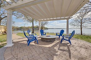 Shared Boat Ramp: Waterfront Home in Grove