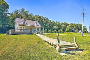 Peaceful Kansas Cottage w/ Wraparound Deck!