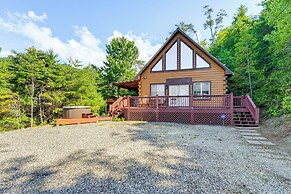 Bryson City Cabin Rental w/ Views & Hot Tub