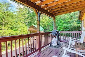 Bryson City Cabin Rental w/ Views & Hot Tub