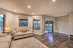 Deck + Grill: Mtn Haven in Stanislaus Nat'l Forest