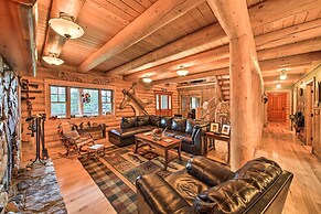 Waterfront Log Home w/ 95 Acres on Yaak River
