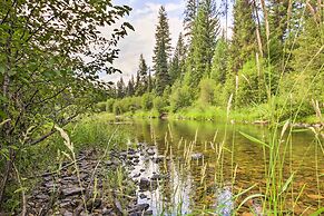 Waterfront Log Home w/ 95 Acres on Yaak River