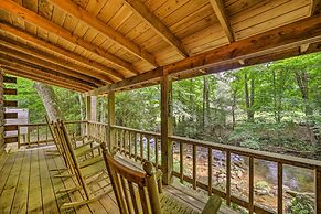 Scenic Creekside Cabin w/ Wraparound Porch!