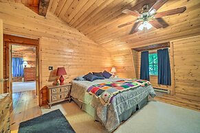 Scenic Creekside Cabin w/ Wraparound Porch!