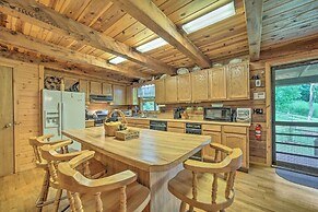 Scenic Creekside Cabin w/ Wraparound Porch!