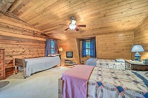 Scenic Creekside Cabin w/ Wraparound Porch!