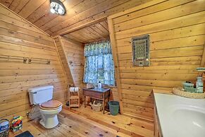 Scenic Creekside Cabin w/ Wraparound Porch!