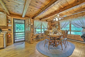 Scenic Creekside Cabin w/ Wraparound Porch!