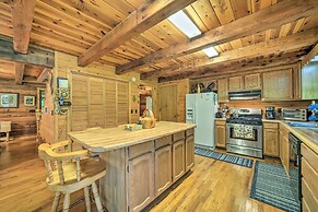 Scenic Creekside Cabin w/ Wraparound Porch!