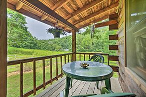 Scenic Creekside Cabin w/ Wraparound Porch!