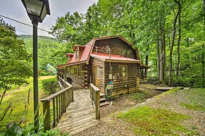 Scenic Creekside Cabin w/ Wraparound Porch!
