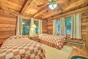 Scenic Creekside Cabin w/ Wraparound Porch!