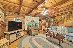 Scenic Creekside Cabin w/ Wraparound Porch!