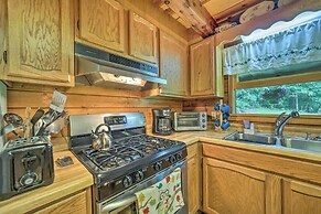 Scenic Creekside Cabin w/ Wraparound Porch!