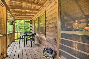 Scenic Creekside Cabin w/ Wraparound Porch!