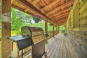 Scenic Creekside Cabin w/ Wraparound Porch!