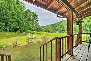 Scenic Creekside Cabin w/ Wraparound Porch!